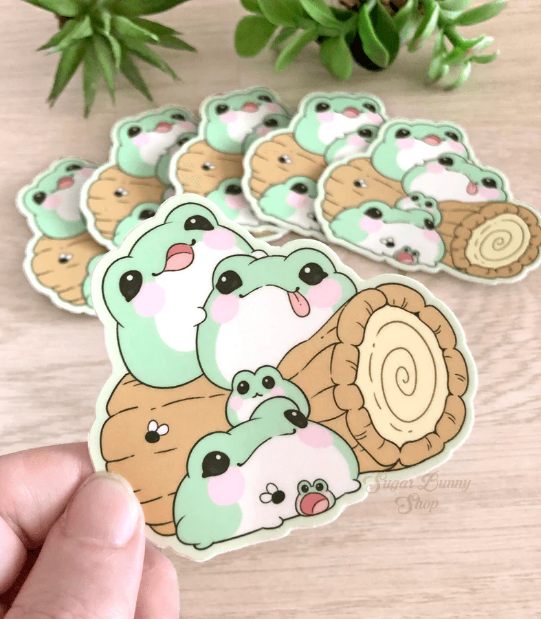Blobfrogs Vinyl Sticker - Image 3