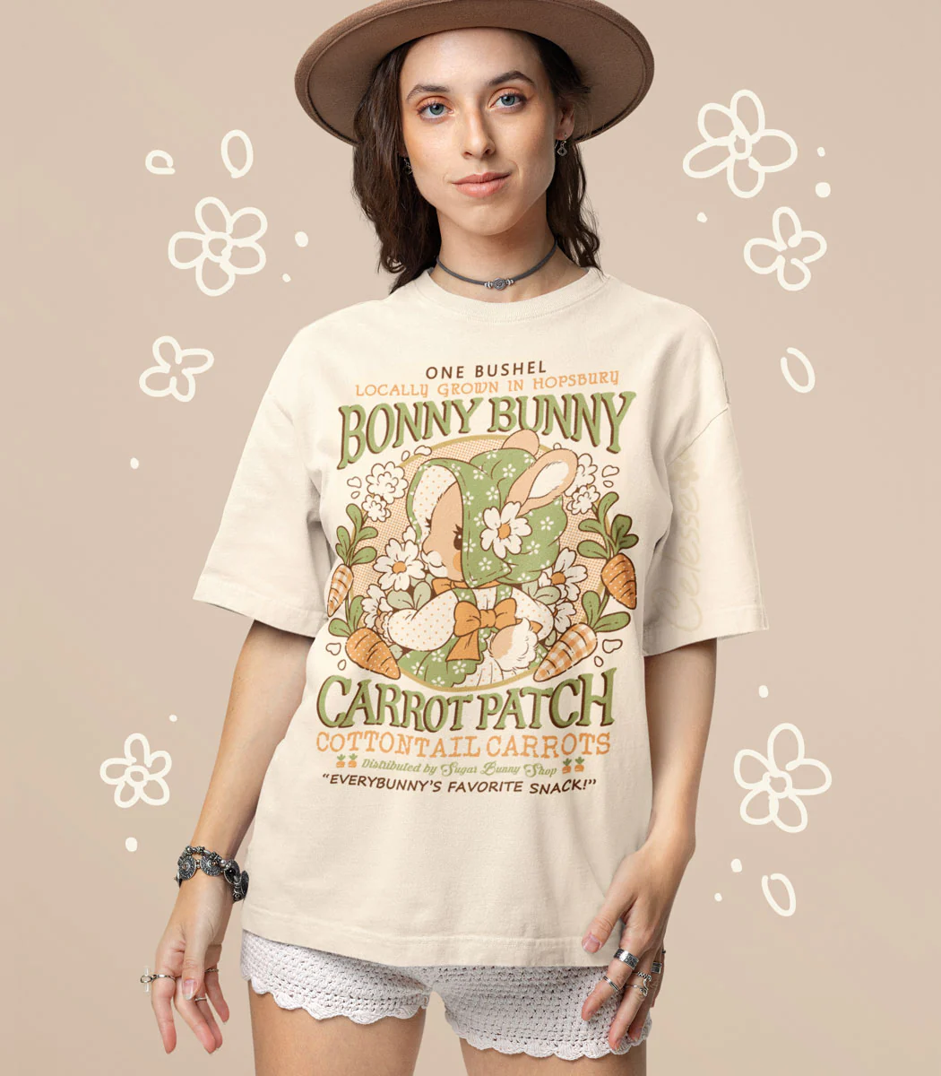 Bonny Bunny Carrot Patch Shirt - Image 2