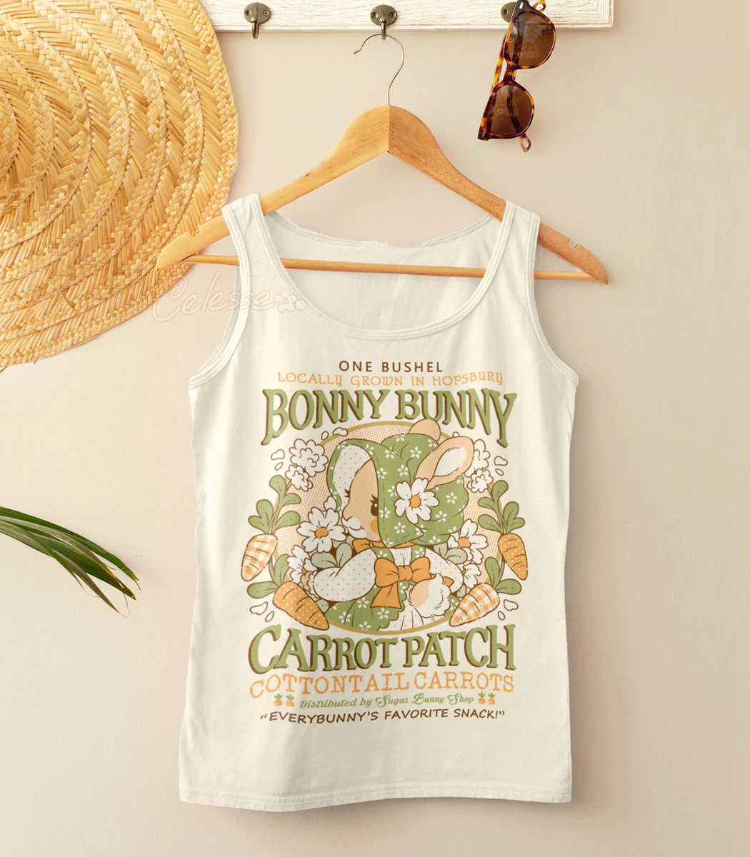 Bonny Bunny Carrot Patch Tank Top