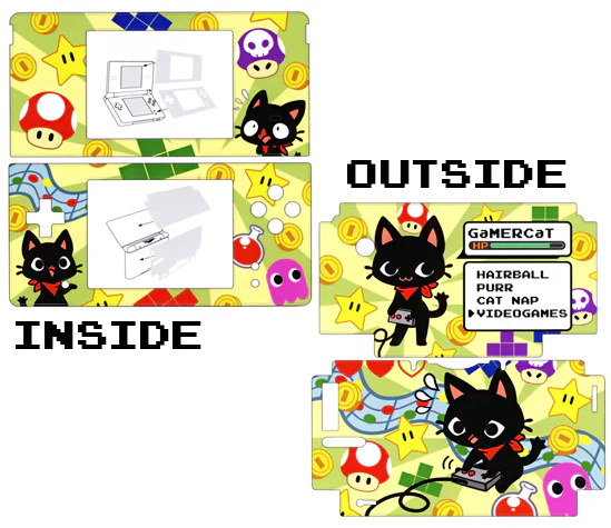 Green GaMERCaT DS Skin - Image 7