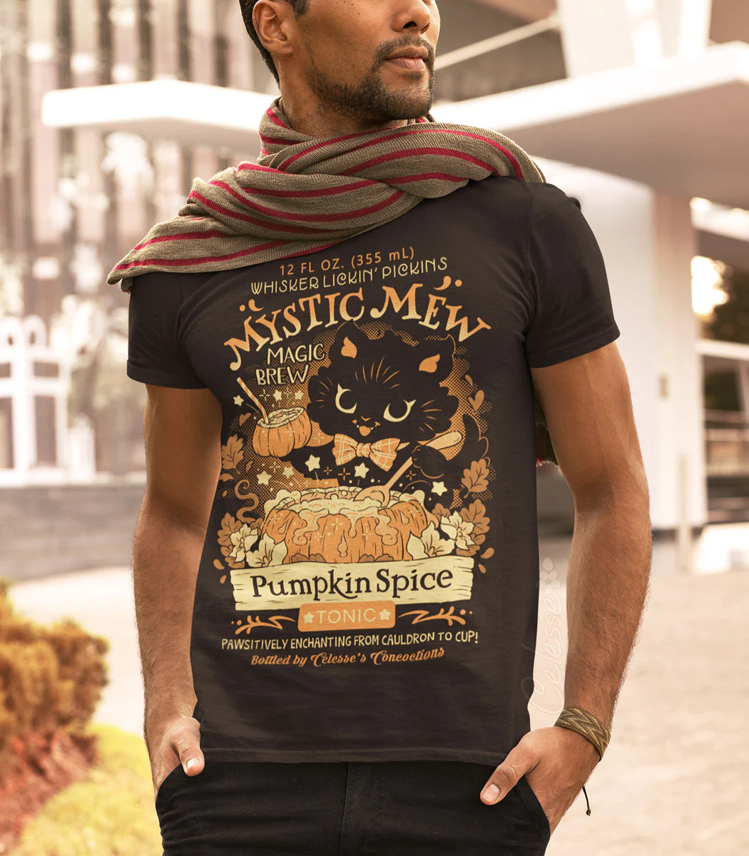 Mystic Mew Pumpkin Spice Tonic Shirt - Image 2