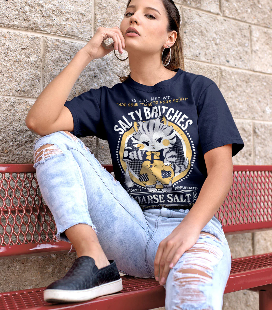 Salty Britches Coarse Salt Cat Shirt - Image 2