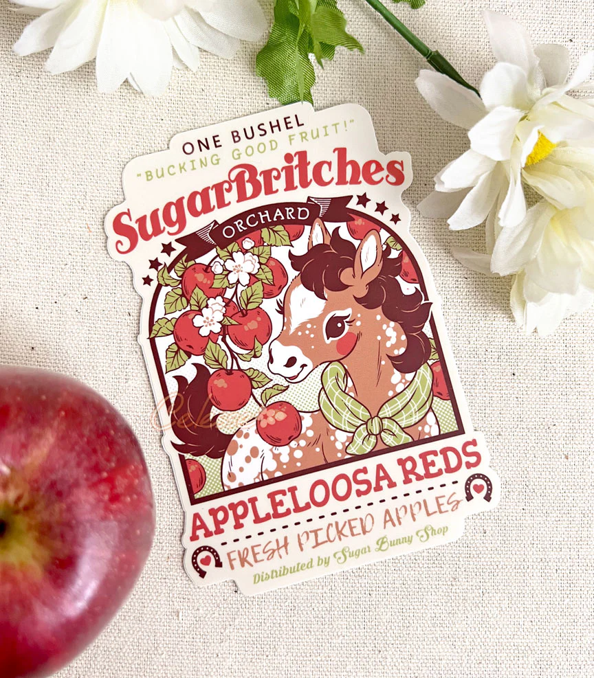 SugarBritches Apple Orchard Vinyl Sticker