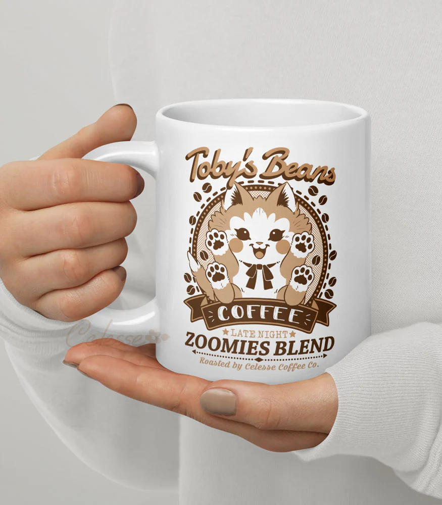 Toby's Beans Coffee Mug - Image 4